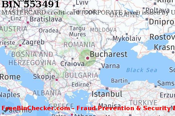 553491 MASTERCARD credit Romania RO BIN List