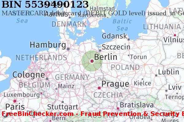 5539490123 MASTERCARD debit Germany DE BIN List