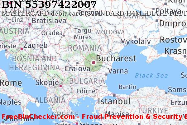55397422007 MASTERCARD debit Romania RO BIN List