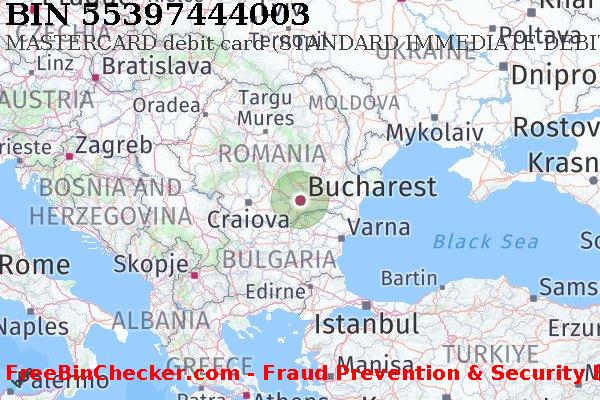 55397444003 MASTERCARD debit Romania RO BIN List