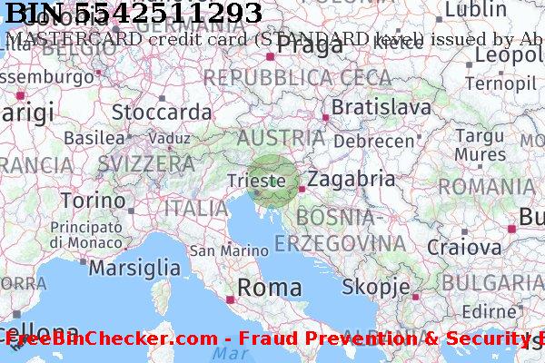 5542511293 MASTERCARD credit Slovenia SI Lista BIN
