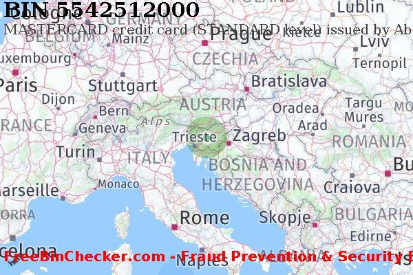 5542512000 MASTERCARD credit Slovenia SI BIN List