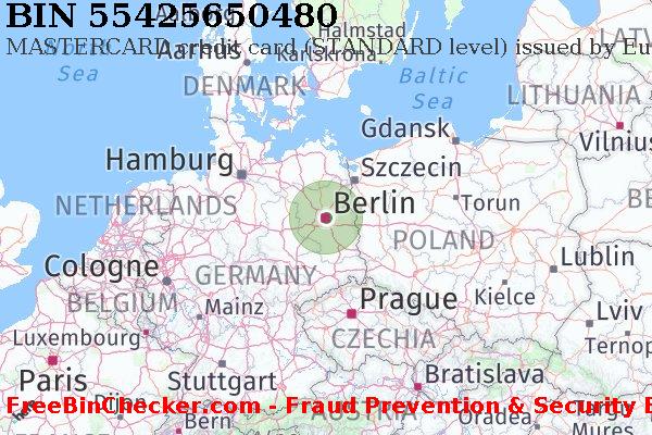 55425650480 MASTERCARD credit Germany DE BIN List