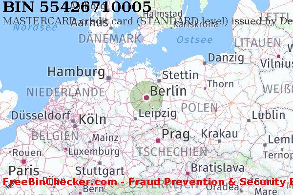 55426710005 MASTERCARD credit Germany DE BIN-Liste