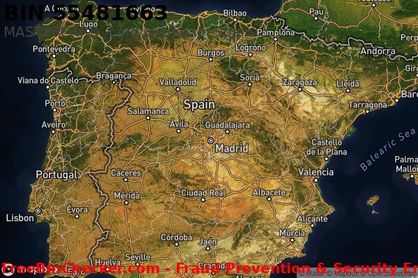 55481663 MASTERCARD  Spain ES BIN List