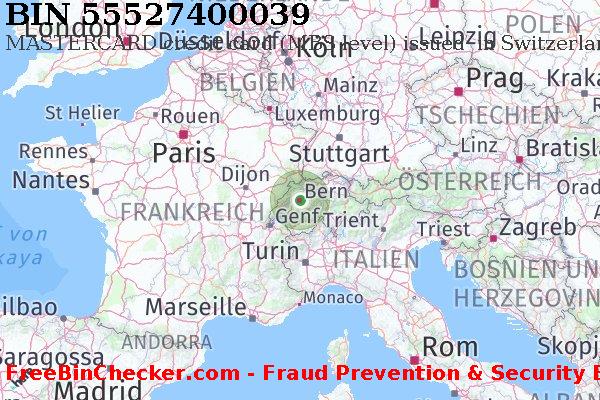 55527400039 MASTERCARD credit Switzerland CH BIN-Liste