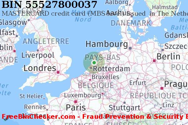 55527800037 MASTERCARD credit The Netherlands NL BIN Liste 
