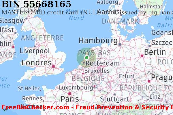 55668165 MASTERCARD credit The Netherlands NL BIN Liste 