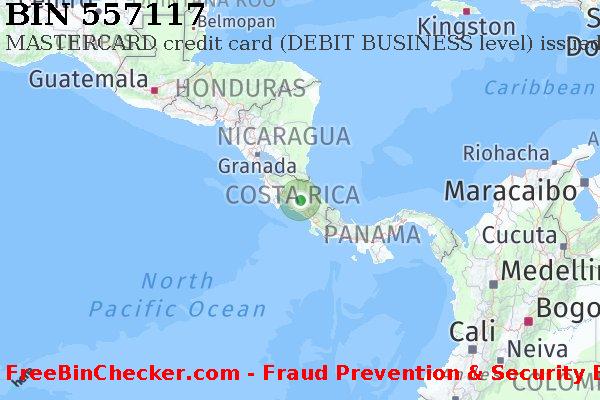 557117 MASTERCARD credit Costa Rica CR BIN List