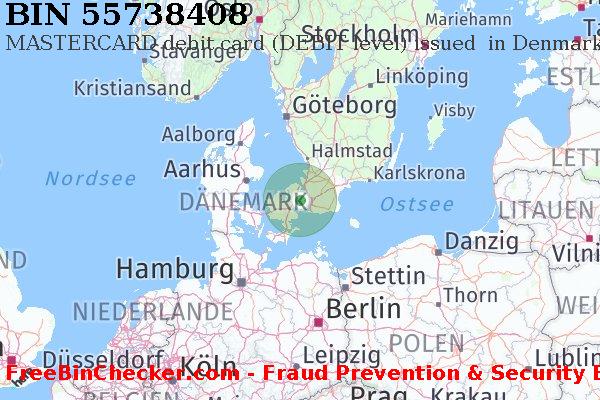 55738408 MASTERCARD debit Denmark DK BIN-Liste