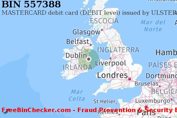 557388 MASTERCARD debit Ireland IE Lista de BIN