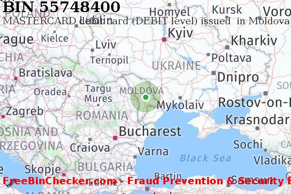 55748400 MASTERCARD debit Moldova MD BIN List
