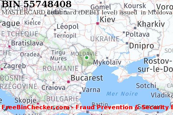 55748408 MASTERCARD debit Moldova MD BIN Liste 