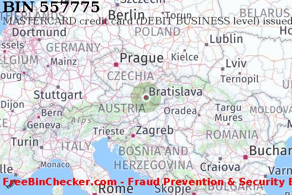 557775 MASTERCARD credit Slovakia (Slovak Republic) SK BIN List