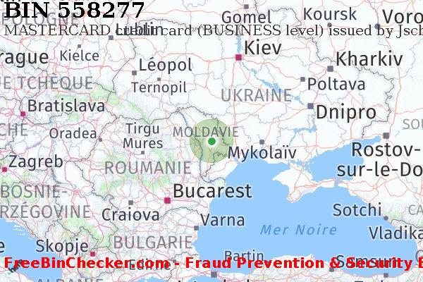 558277 MASTERCARD credit Moldova MD BIN Liste 