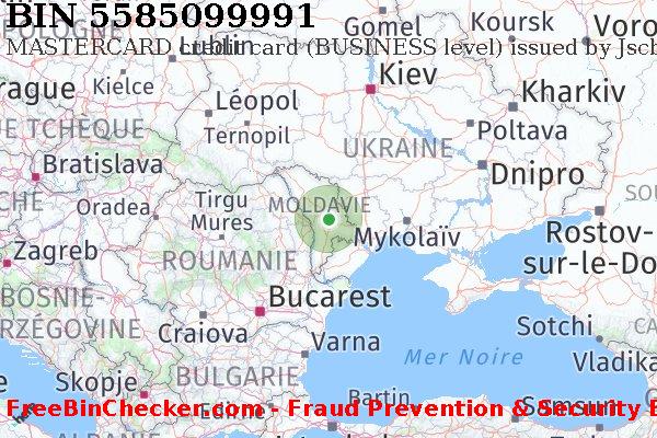 5585099991 MASTERCARD credit Moldova MD BIN Liste 