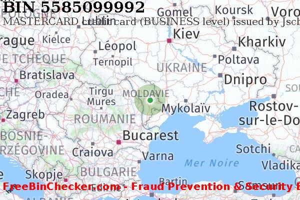 5585099992 MASTERCARD credit Moldova MD BIN Liste 
