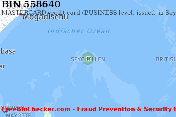 558640 MASTERCARD credit Seychelles SC BIN-Liste
