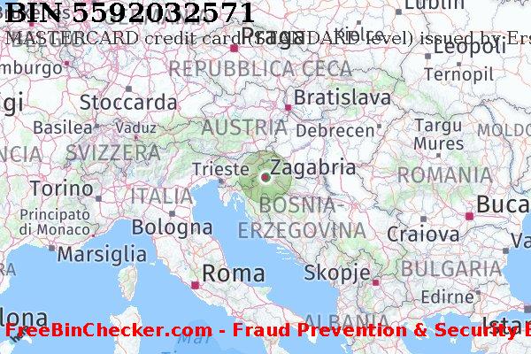 5592032571 MASTERCARD credit Croatia HR Lista BIN