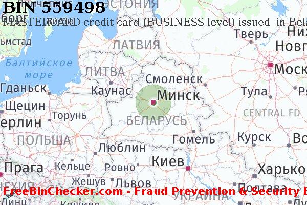 559498 MASTERCARD credit Belarus BY Список БИН