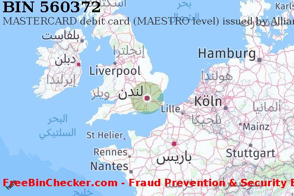 560372 MASTERCARD debit United Kingdom GB قائمة BIN