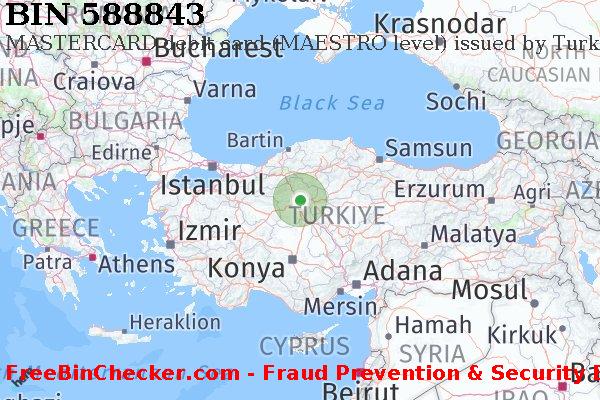 588843 MASTERCARD debit Turkey TR BIN List