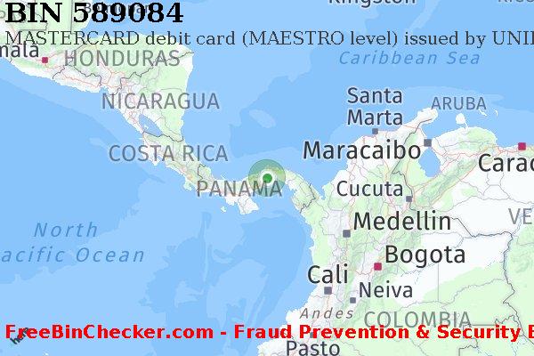 589084 MASTERCARD debit Panama PA BIN Lijst