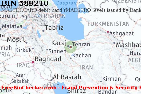 589210 MASTERCARD debit Iran IR BIN List