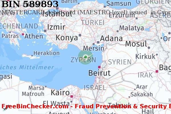 589893 MASTERCARD debit Cyprus CY BIN-Liste