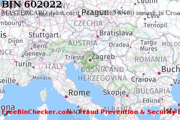 602022 MASTERCARD debit Croatia HR BIN List