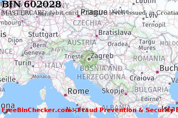 602028 MASTERCARD debit Croatia HR BIN List