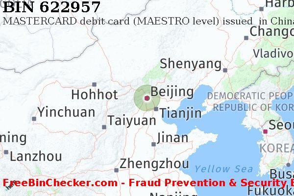 622957 MASTERCARD debit China CN BIN List