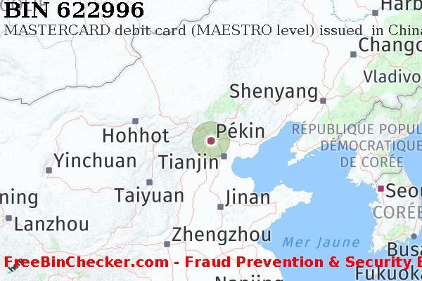 622996 MASTERCARD debit China CN BIN Liste 