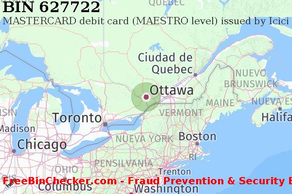 627722 MASTERCARD debit Canada CA Lista de BIN