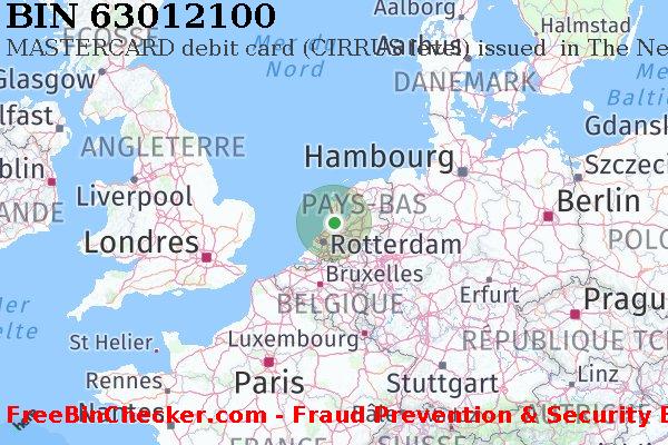 63012100 MASTERCARD debit The Netherlands NL BIN Liste 