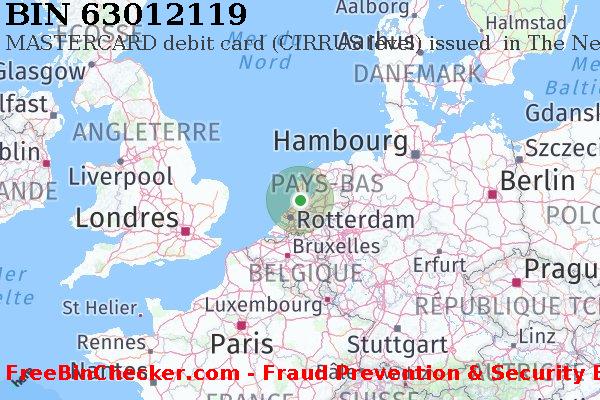 63012119 MASTERCARD debit The Netherlands NL BIN Liste 
