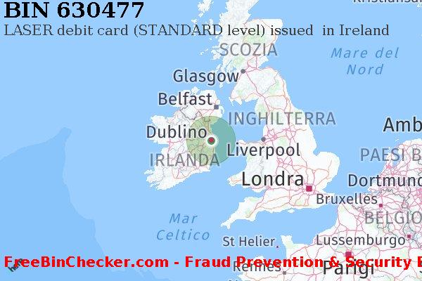 630477 LASER debit Ireland IE Lista BIN