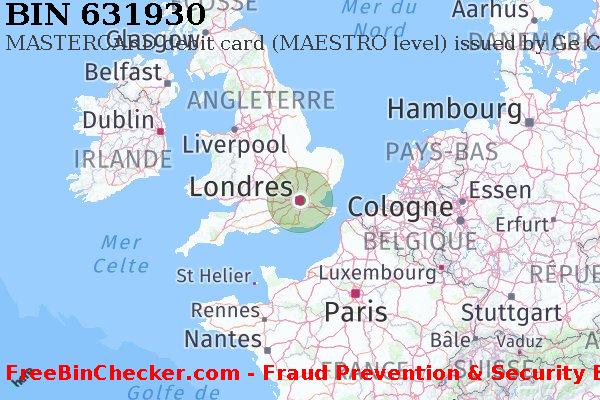 631930 MASTERCARD debit United Kingdom GB BIN Liste 