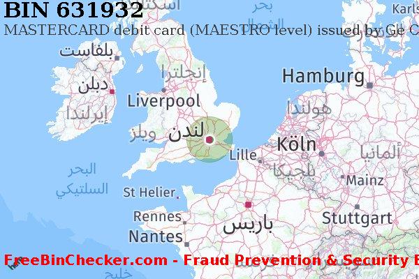 631932 MASTERCARD debit United Kingdom GB قائمة BIN