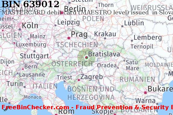 639012 MASTERCARD debit Slovakia (Slovak Republic) SK BIN-Liste