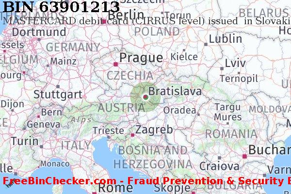 63901213 MASTERCARD debit Slovakia (Slovak Republic) SK BIN List