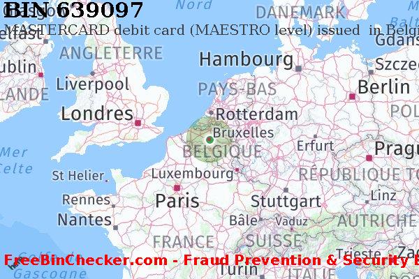 639097 MASTERCARD debit Belgium BE BIN Liste 