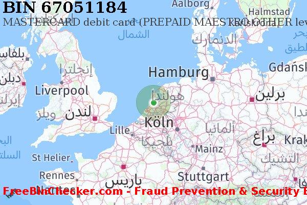 67051184 MASTERCARD debit The Netherlands NL قائمة BIN