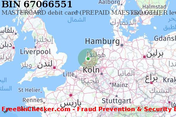 67066551 MASTERCARD debit The Netherlands NL قائمة BIN