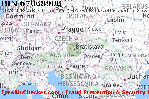 67068906 MASTERCARD debit Slovakia (Slovak Republic) SK BIN Lijst