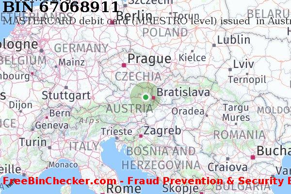 67068911 MASTERCARD debit Austria AT BIN List