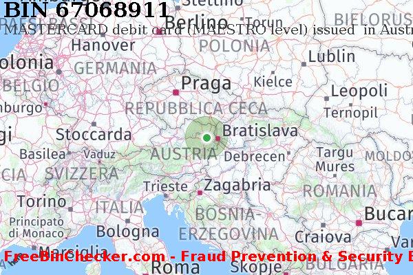 67068911 MASTERCARD debit Austria AT Lista BIN