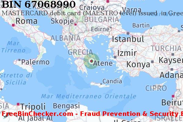 67068990 MASTERCARD debit Greece GR Lista BIN