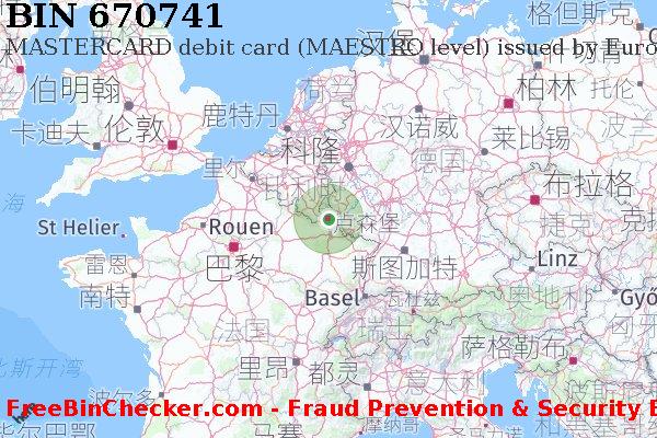 670741 MASTERCARD debit Luxembourg LU BIN列表