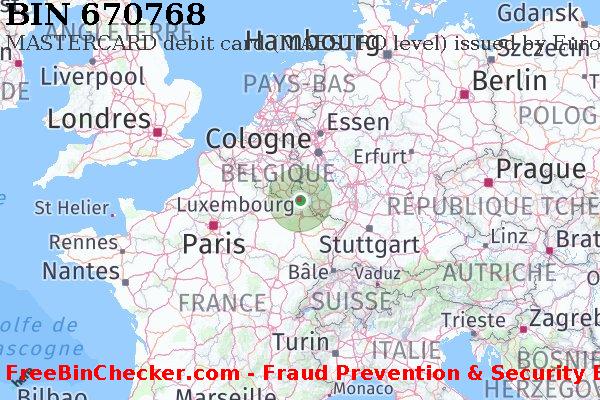 670768 MASTERCARD debit Luxembourg LU BIN Liste 